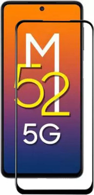 DMJHP Edge To Edge Tempered Glass for Samsung Galaxy M52 5G(Pack of 1)