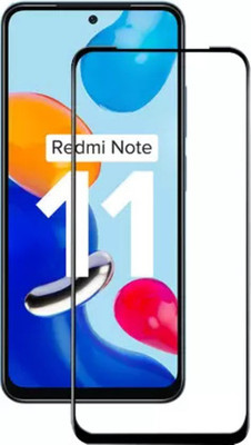 DMJHP Edge To Edge Tempered Glass for Mi Redmi Note 11(Pack of 1)