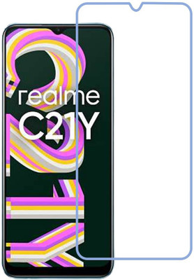 DVMART Screen Guard for 9H Crystal Clear Realme C21Y(Pack of 1)