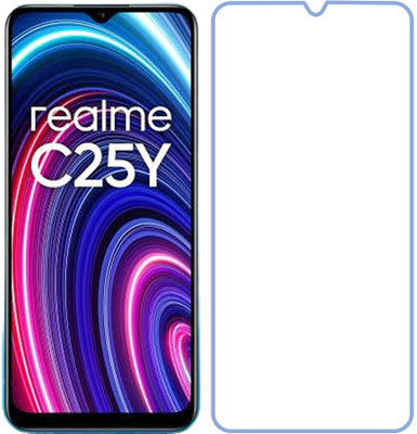 DVMART Screen Guard for 9H Crystal Clear Realme C25Y(Pack of 1)