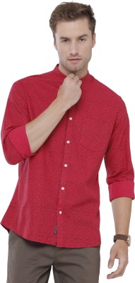 CAVALLO BY LINEN CLUB Men Printed Casual Red Shirt