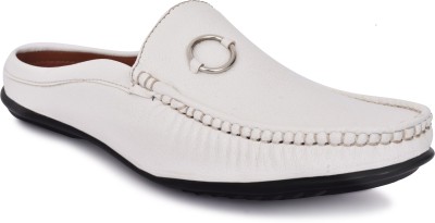 SCARPIA Trendy and Comfortable Loafers For Men(White , 8)