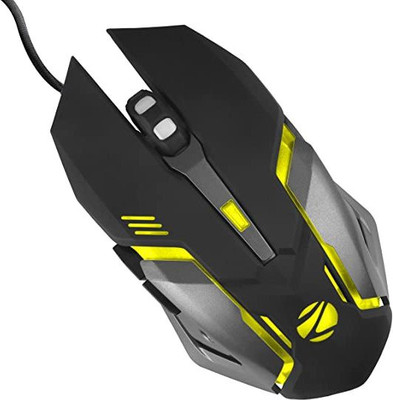 RADHEY RADHEYPLY WOOD Optical USB Gaming Mouse With LED Effect (Black) Wired Hybrid  Gaming Mouse(2.4GHz Wireless, Black)