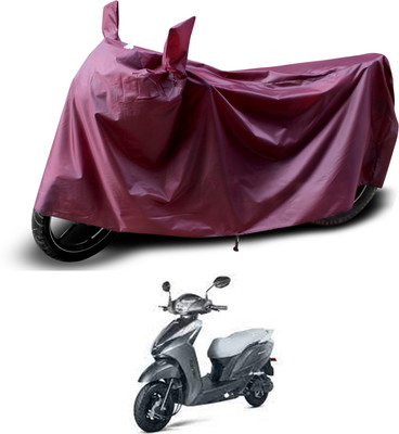 PAGORA Waterproof Two Wheeler Cover for Ampere(Magnus, Maroon)