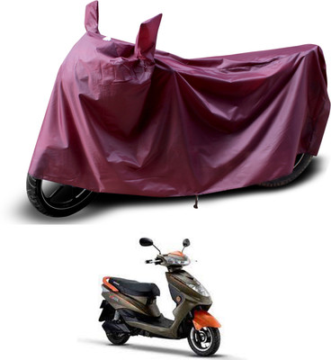 PAGORA Waterproof Two Wheeler Cover for Okinawa(Ridge, Maroon)