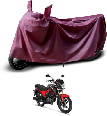 PAGORA Waterproof Two Wheeler Cover for Hero(Glamour, Maroon)