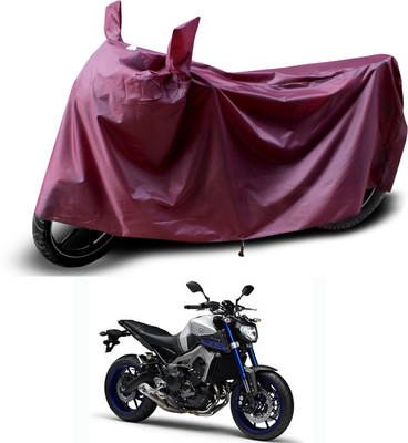 PAGORA Waterproof Two Wheeler Cover for Yamaha(MT-09, Maroon)