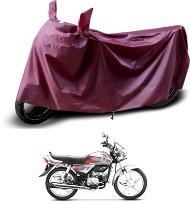 PAGORA Waterproof Two Wheeler Cover for Hero(MotoCorp HF Deluxe, Maroon)
