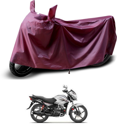 PAGORA Waterproof Two Wheeler Cover for Hero(Glamour FI, Maroon)