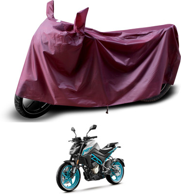 PAGORA Waterproof Two Wheeler Cover for CFMoto(300NK, Maroon)