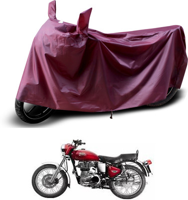 PAGORA Waterproof Two Wheeler Cover for Royal Enfield(Electra 4S, Maroon)