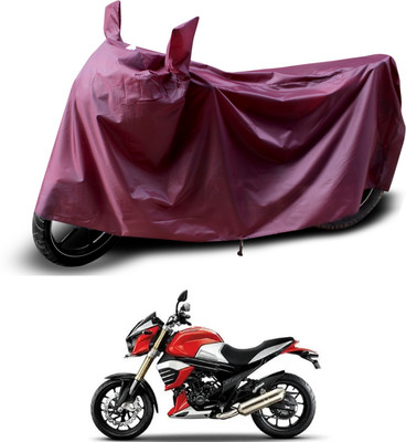 PAGORA Waterproof Two Wheeler Cover for Mahindra(Mojo UT 300, Maroon)