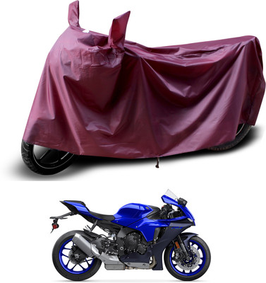 PAGORA Waterproof Two Wheeler Cover for Yamaha(YZF R1, Maroon)