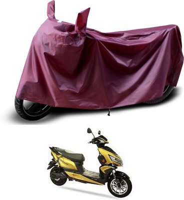 PAGORA Waterproof Two Wheeler Cover for Okinawa(i-Praise, Maroon)