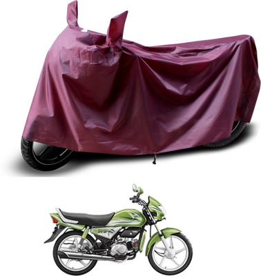 PAGORA Waterproof Two Wheeler Cover for Hero(HF Deluxe Eco, Maroon)