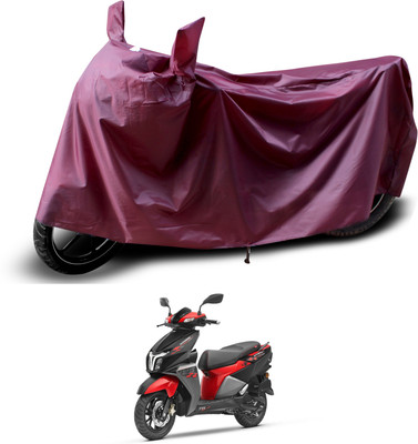 PAGORA Two Wheeler Cover for TVS(NTORQ, Maroon)