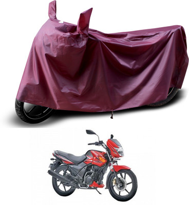 PAGORA Waterproof Two Wheeler Cover for TVS(Flame DS 125, Maroon)