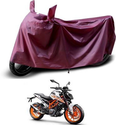 PAGORA Waterproof Two Wheeler Cover for KTM(390 Duke, Maroon)