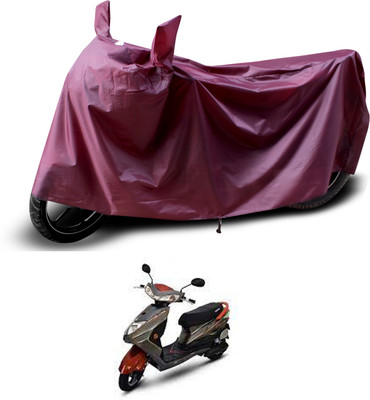 PAGORA Waterproof Two Wheeler Cover for Okinawa(Ridge Plus, Maroon)
