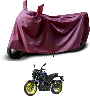 PAGORA Waterproof Two Wheeler Cover for Yamaha(MT-15, Maroon)