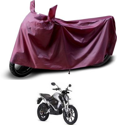PAGORA Waterproof Two Wheeler Cover for Revolt(RV 300, Maroon)