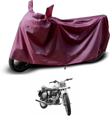 PAGORA Waterproof Two Wheeler Cover for Royal Enfield(Bullet 350, Maroon)