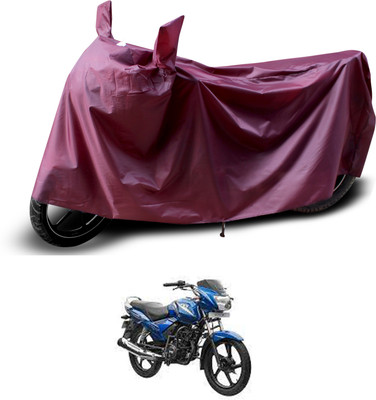 PAGORA Waterproof Two Wheeler Cover for TVS(Star City Plus, Maroon)