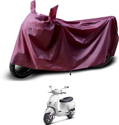 PAGORA Waterproof Two Wheeler Cover for Piaggio(Vespa SXL 150, Maroon)