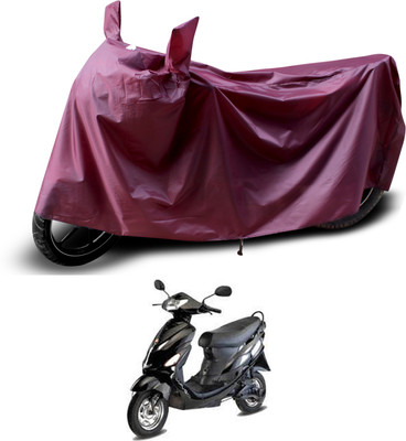 PAGORA Waterproof Two Wheeler Cover for Hero(Electric Wave Dx, Maroon)