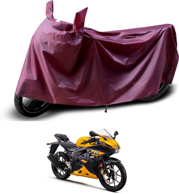 PAGORA Waterproof Two Wheeler Cover for Suzuki(GSX-S750, Maroon)