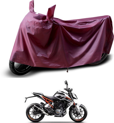 PAGORA Waterproof Two Wheeler Cover for KTM(250 Duke, Maroon)