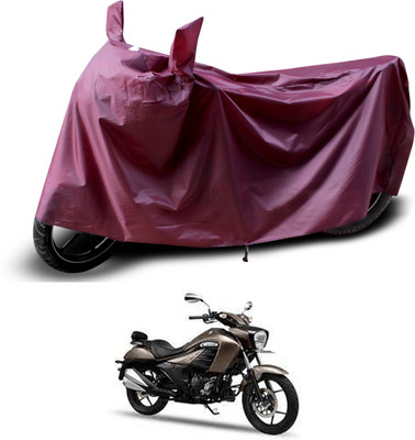 PAGORA Waterproof Two Wheeler Cover for Suzuki(Intruder, Maroon)