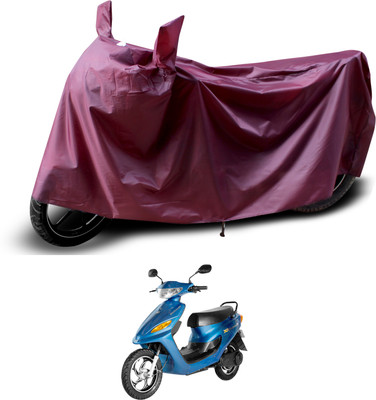 PAGORA Waterproof Two Wheeler Cover for Indus(Yo Style, Maroon)