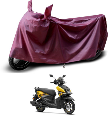 PAGORA Waterproof Two Wheeler Cover for Yamaha(RayZR 125 Fi, Maroon)