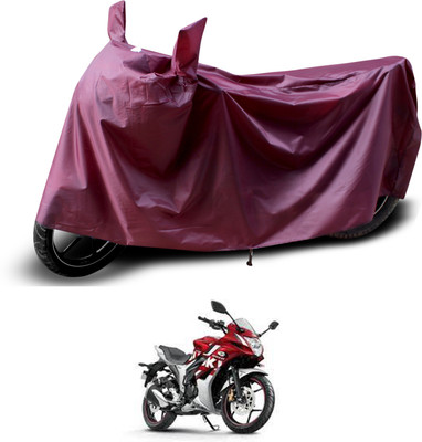PAGORA Waterproof Two Wheeler Cover for Suzuki(Gixxer SF, Maroon)