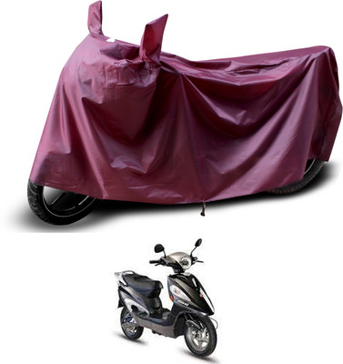 PAGORA Waterproof Two Wheeler Cover for Hero(Electric Maxi, Maroon)