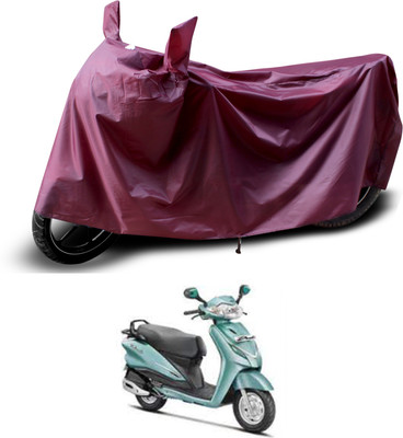 PAGORA Waterproof Two Wheeler Cover for Hero(Duet, Maroon)