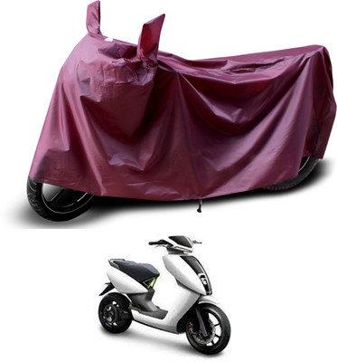 PAGORA Waterproof Two Wheeler Cover for Ather(450, Maroon)