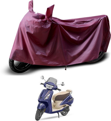 PAGORA Waterproof Two Wheeler Cover for TVS(Jupiter, Maroon)