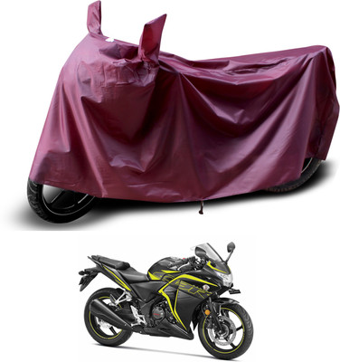 PAGORA Waterproof Two Wheeler Cover for Honda(CBR 250R, Maroon)
