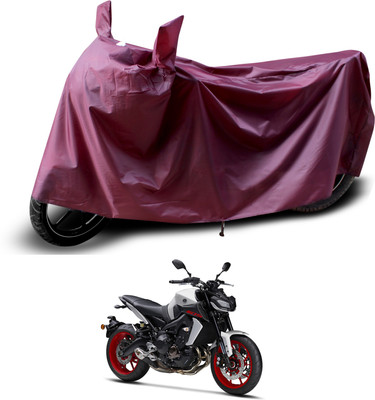PAGORA Waterproof Two Wheeler Cover for Yamaha(MT 9, Maroon)