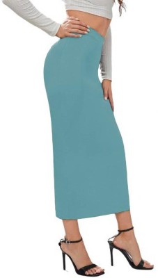 Dream Beauty Fashion Solid Women Pencil Light Green Skirt