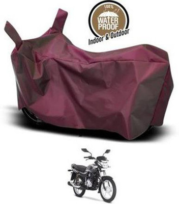 KEDIT Two Wheeler Cover for Bajaj(Platina 100 DTS-i, Maroon)