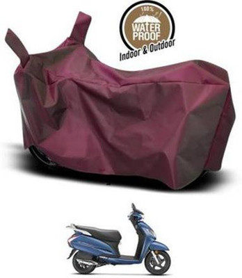 KEDIT Two Wheeler Cover for Honda(Activa 125, Maroon)