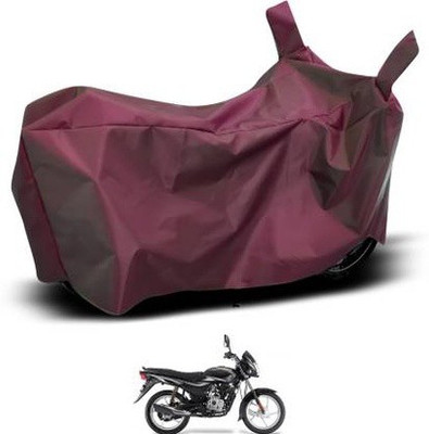 KEDIT Two Wheeler Cover for Bajaj(ComforTec, Maroon)