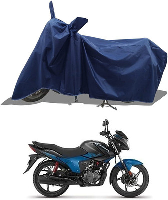 AASHTIK MART Two Wheeler Cover for Hero(Glamour FI, Blue)