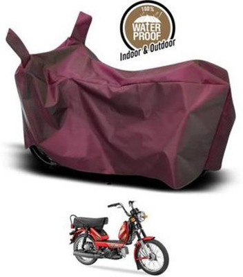 KEDIT Two Wheeler Cover for TVS(Heavy Duty Super XL, Maroon)