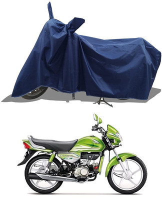 AASHTIK MART Two Wheeler Cover for Hero(HF Deluxe Eco, Blue)