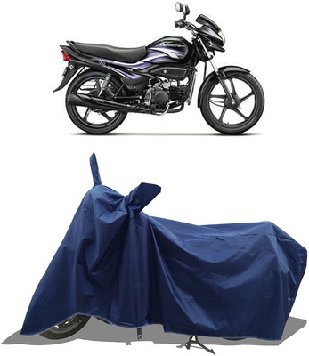 KEDIT Two Wheeler Cover for Hero(Super Splendor, Blue)