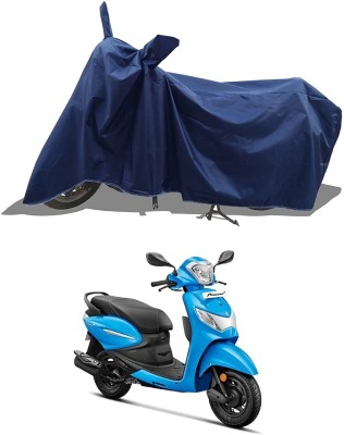 KEDIT Two Wheeler Cover for Hero(Pleasure+ 110, Blue)